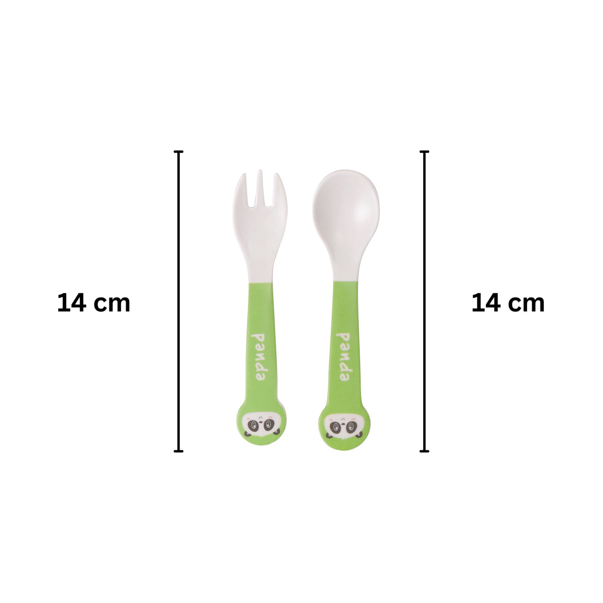 Playful Panda Bamboo Kids Dinner /Feeding Set of 5