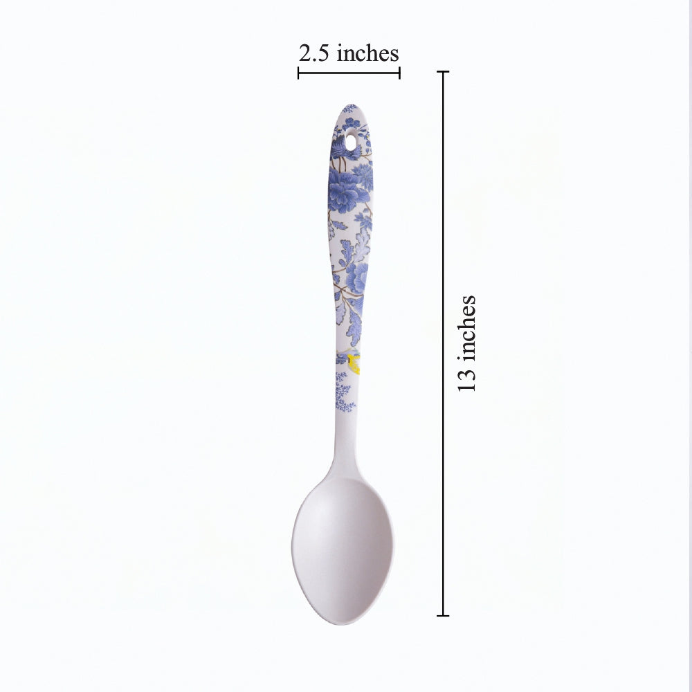 Breezy Blooms Bamboo Serving Spoons & Turners