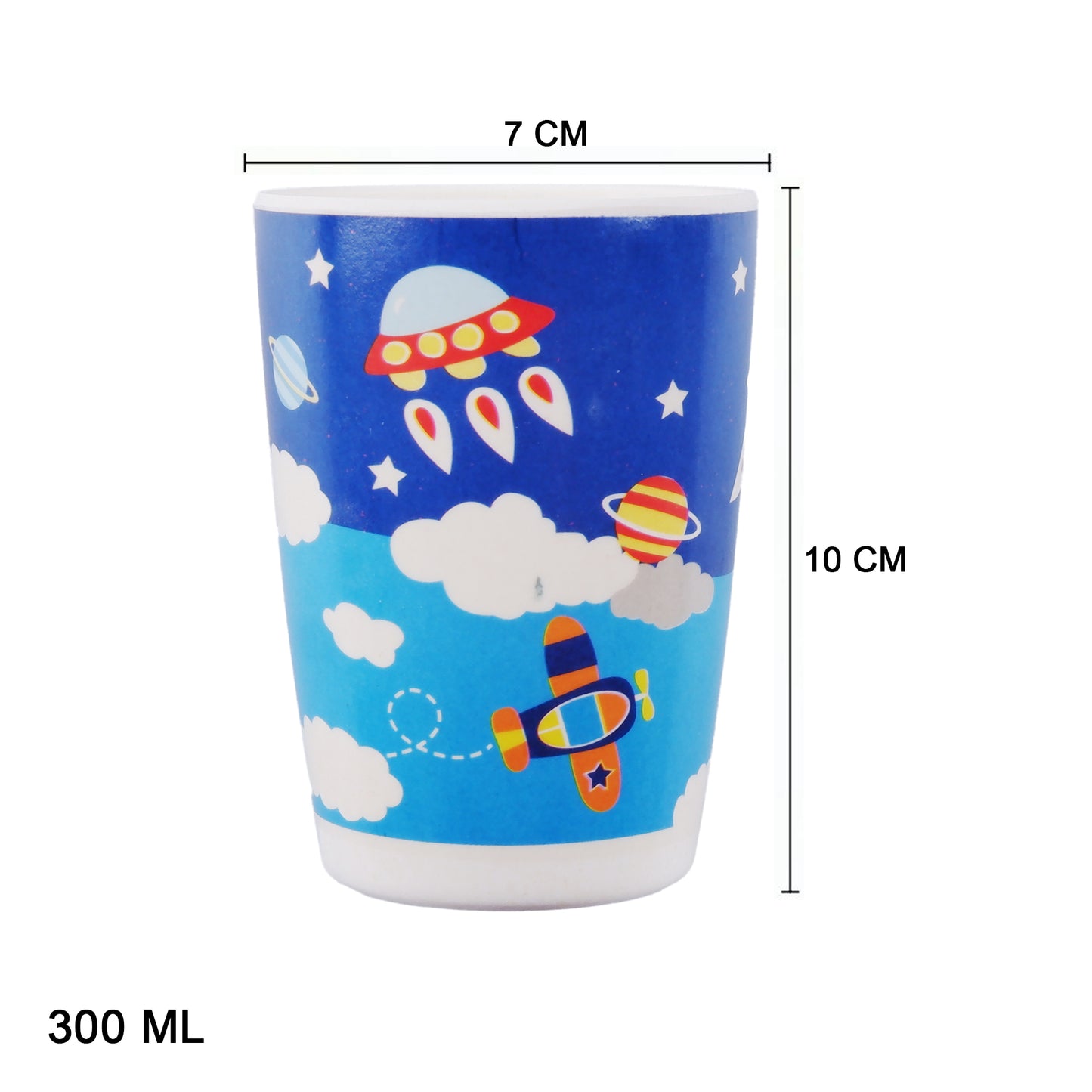Stellar Starship Bamboo Kids Dinner /Feeding Set of 5