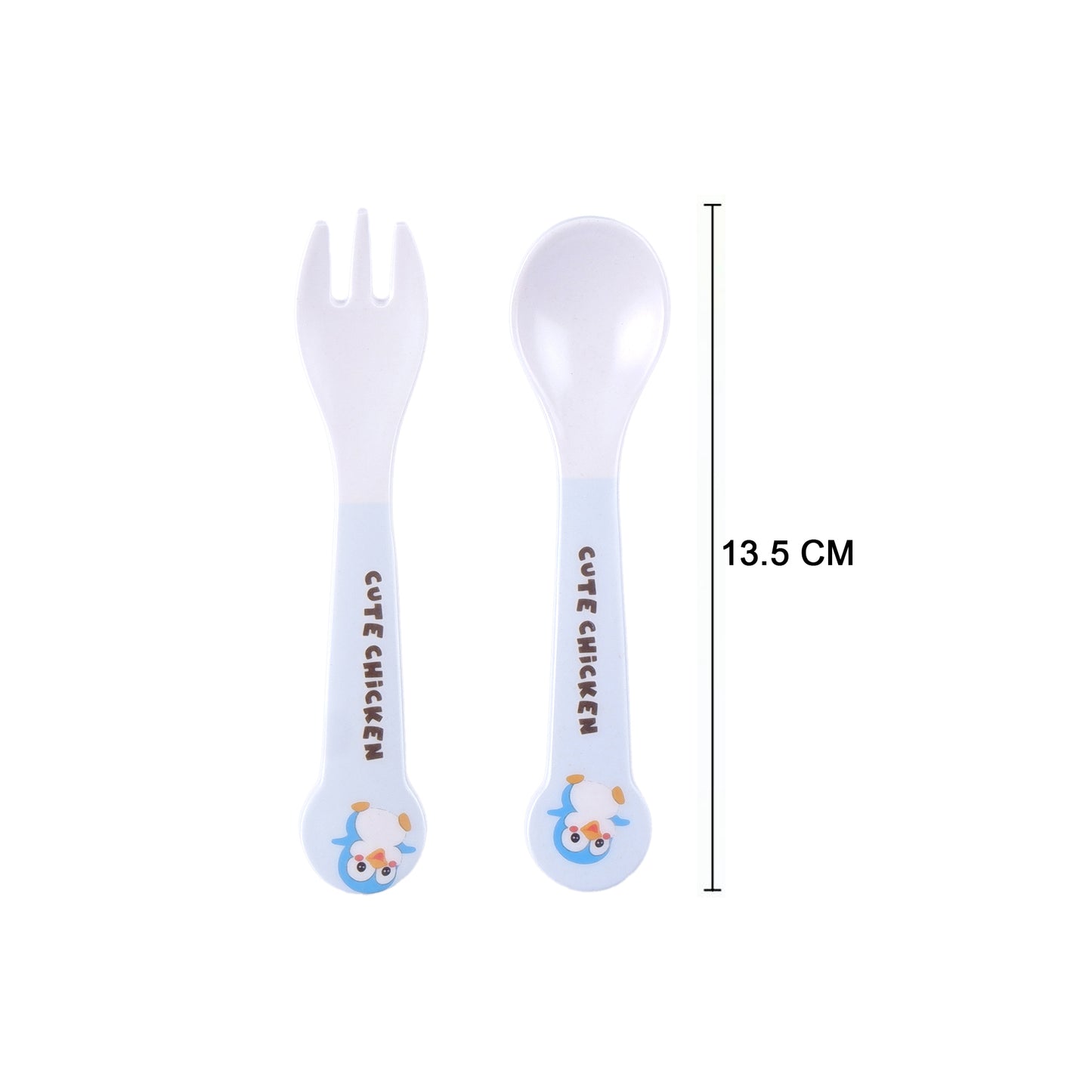 Paddy- The Penguin Bamboo Kids Dinner /Feeding Set of 5