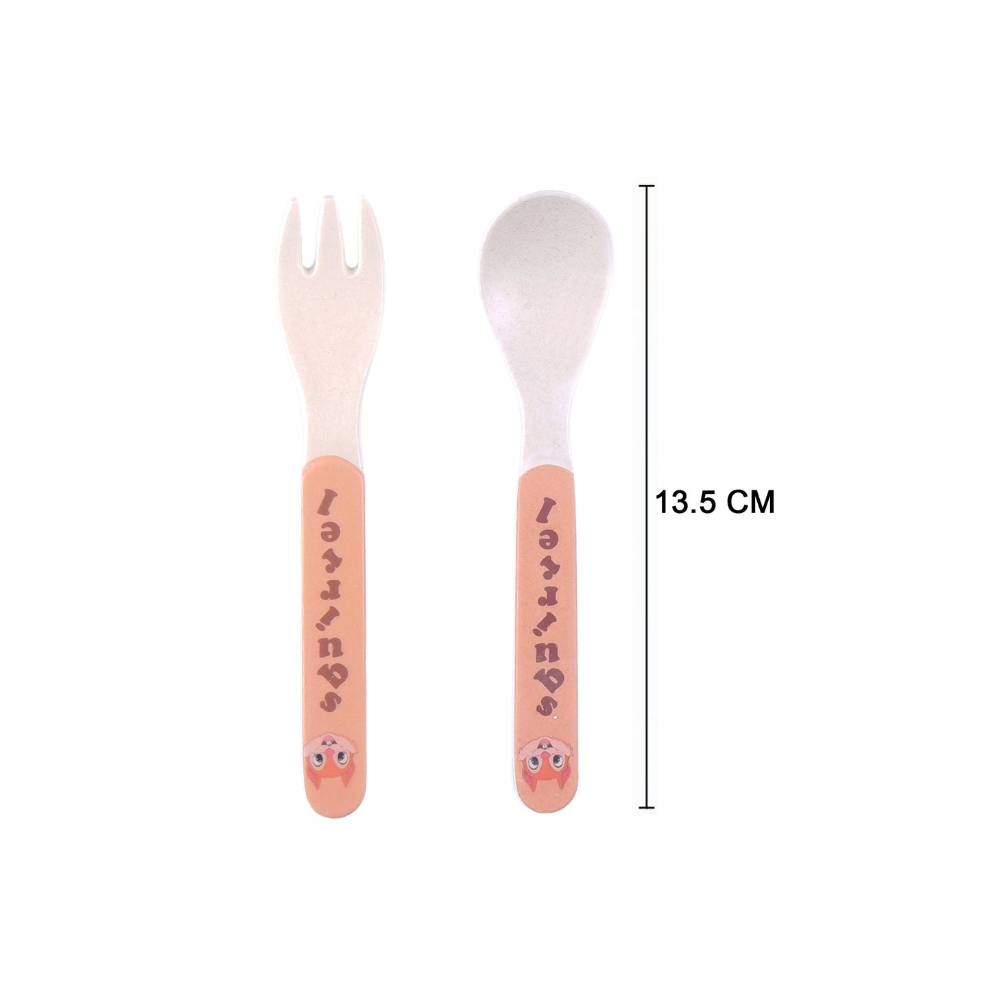 Snappy Squirrel Bamboo Kids Dinner /Feeding Set of 5