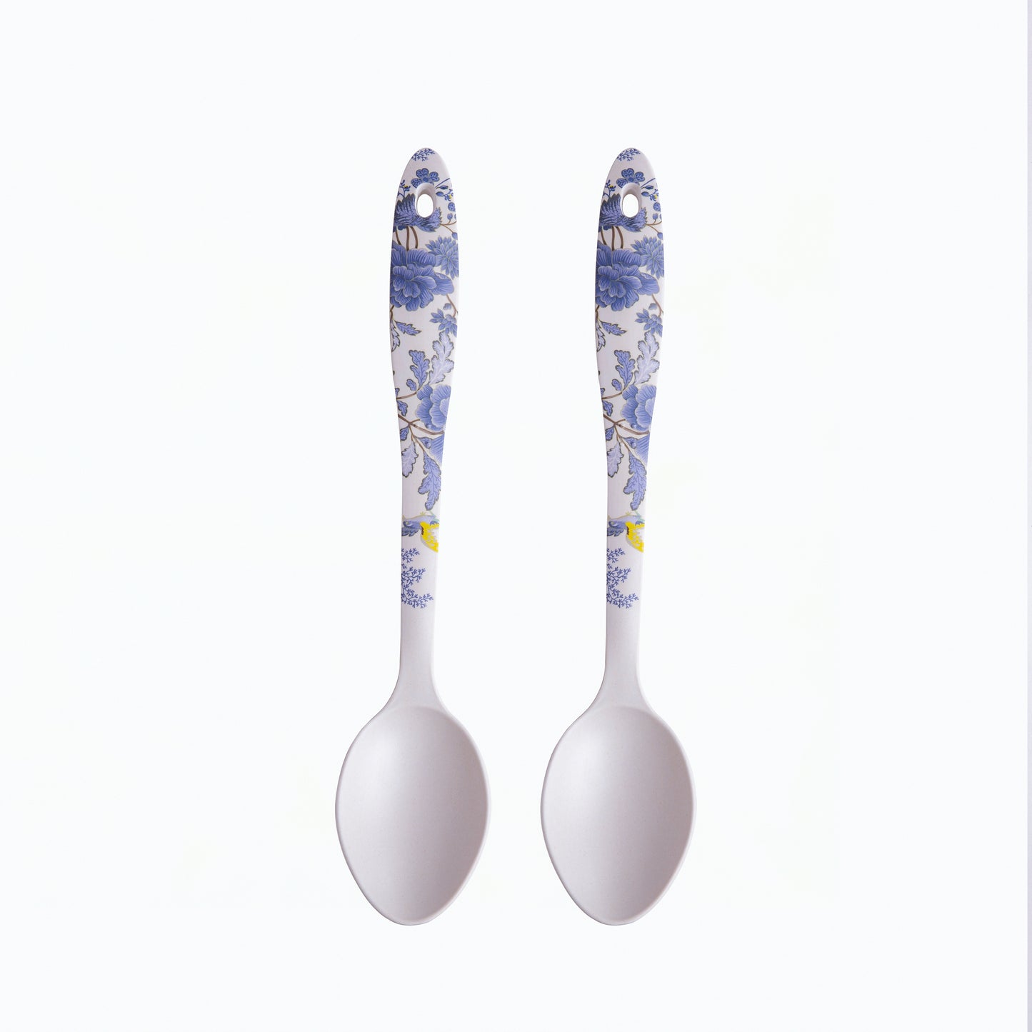 Breezy Blooms Bamboo Serving Spoons & Turners