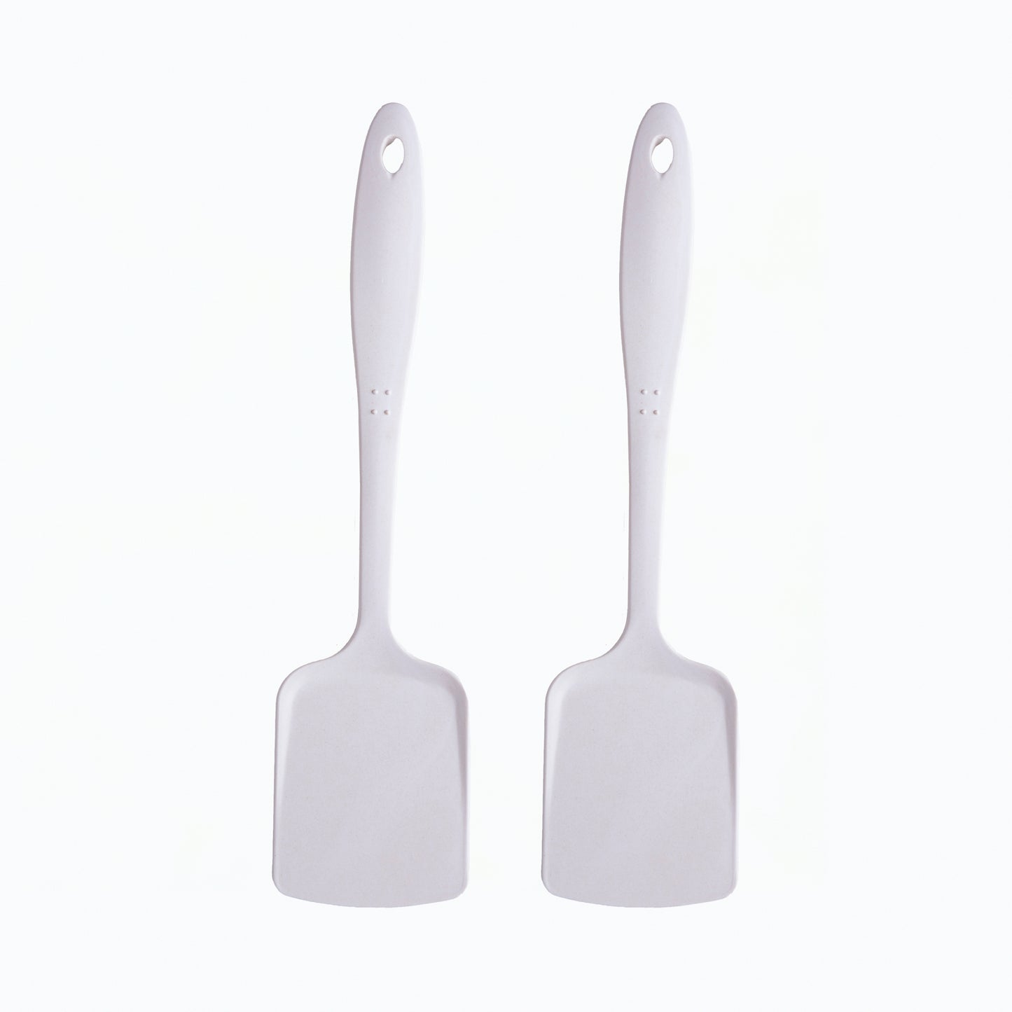 Creamy Cloud White Bamboo Serving Spoons & Turners