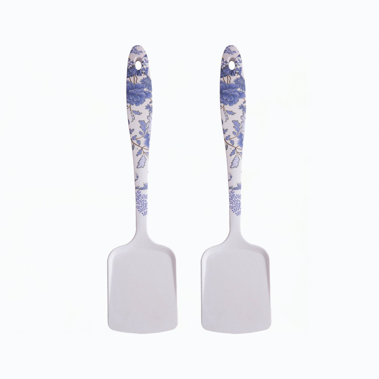 Breezy Blooms Bamboo Serving Spoons & Turners