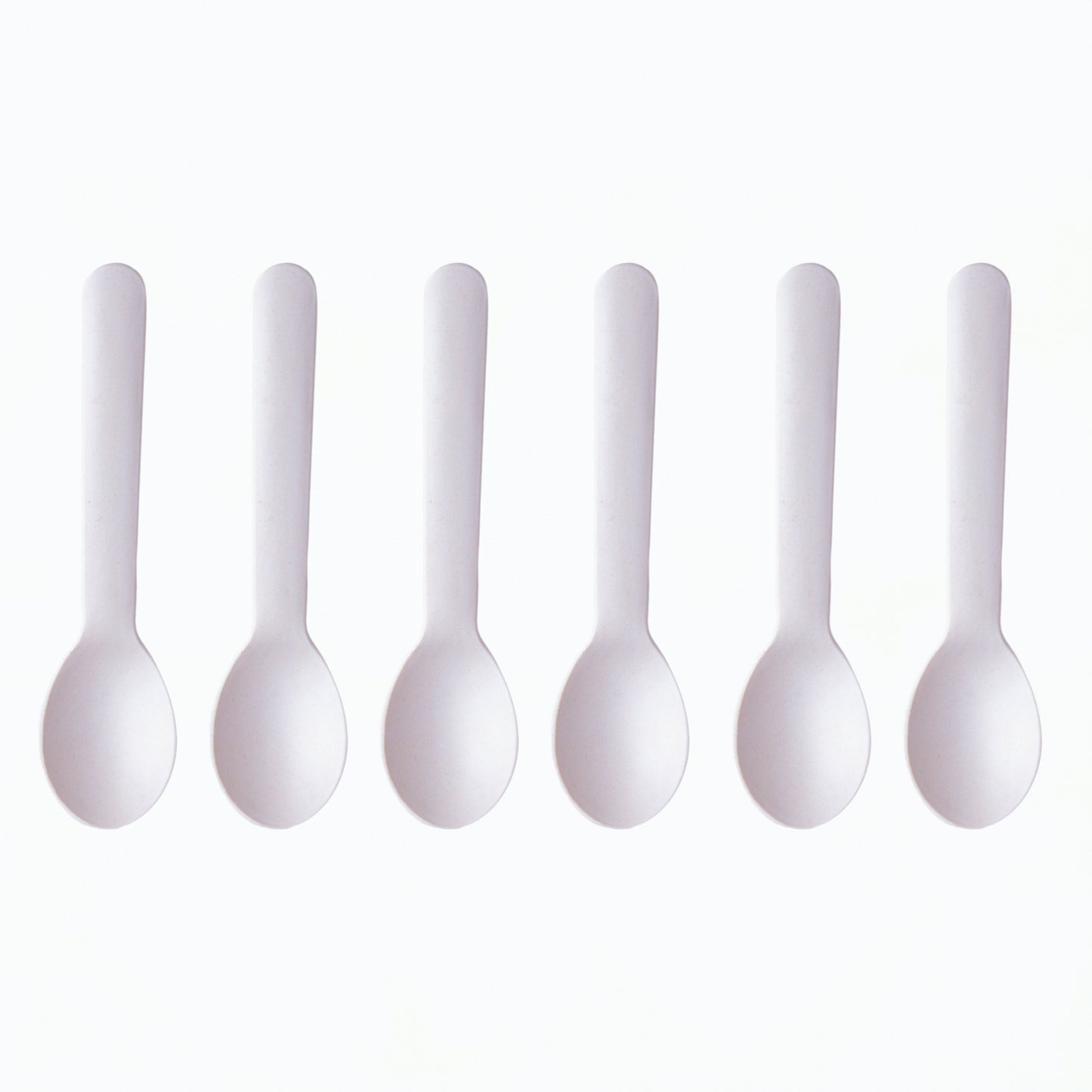Creamy Cloud White Table Bamboo Spoon and Fork- Set of 6