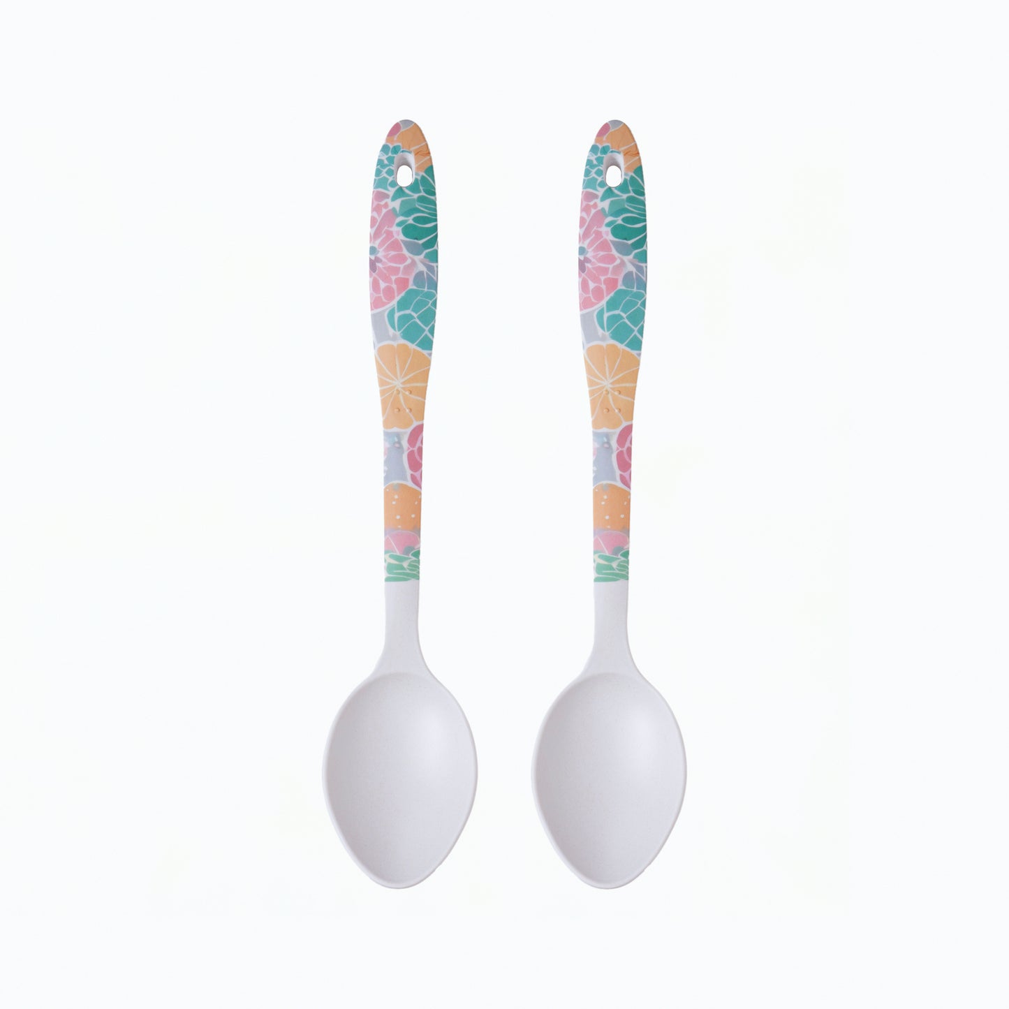 Spring Hues Bamboo Serving Spoons & Turner