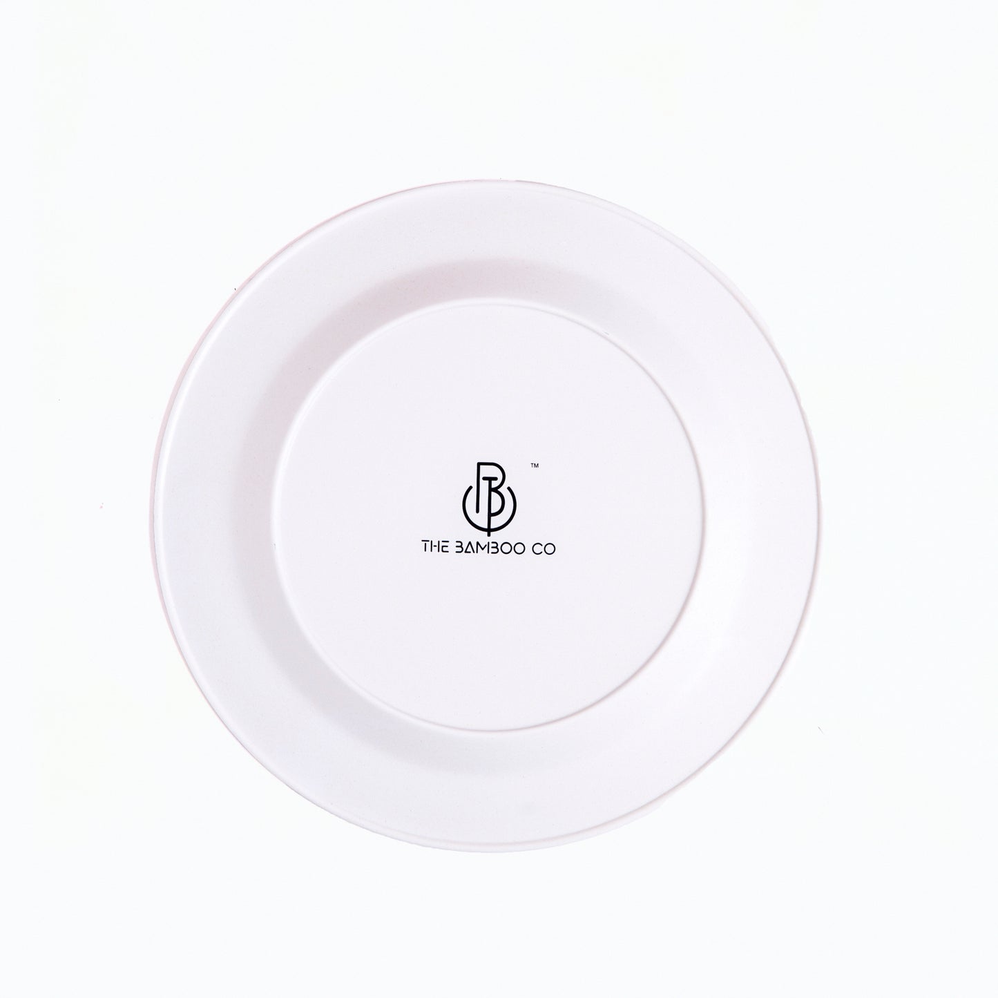 Creamy Cloud White Bamboo Dinner Plates- Set of 4