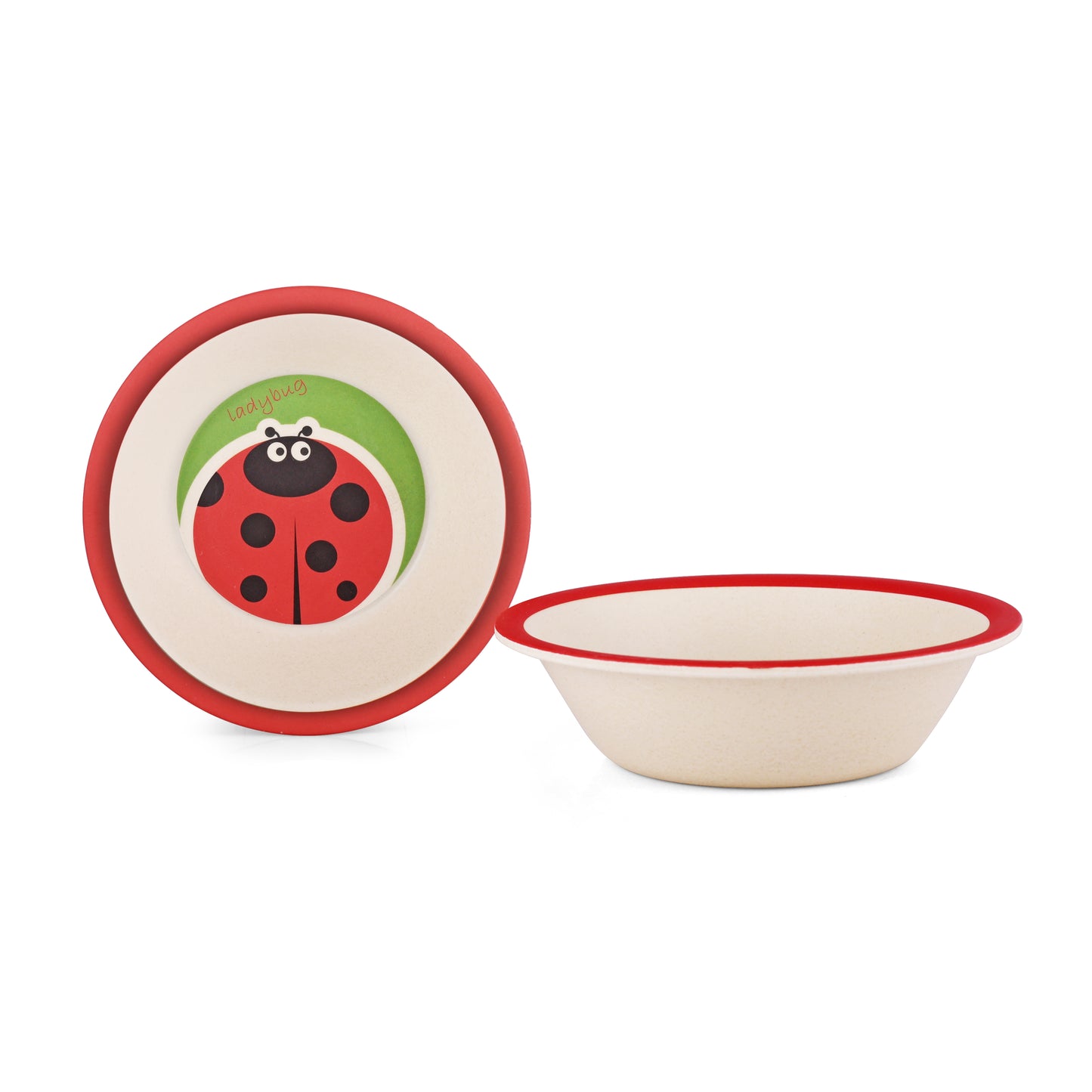 Ladybug Kids / Baby Feeding / Dinner / Eating Bowl Set of 2