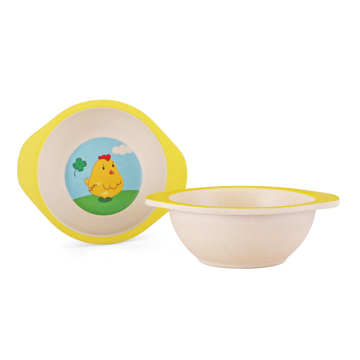 Kukdoo Ku Chick Kids / Baby Feeding / Dinner / Eating Bowl Set of 2