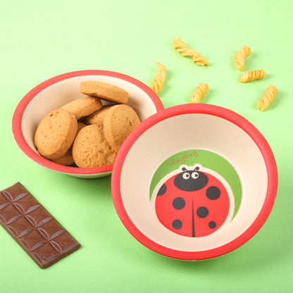 Ladybug Kids / Baby Feeding / Dinner / Eating Bowl Set of 2