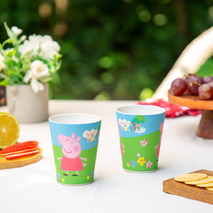 Peppa Pig's Playtime Bamboo Kids Tumblers/ Glasses