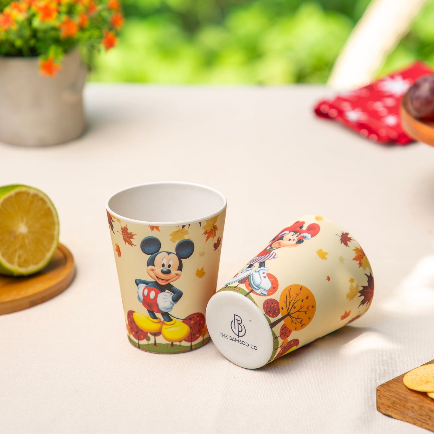 Mickey & Minnie Bamboo Kids Tumblers/ Glasses