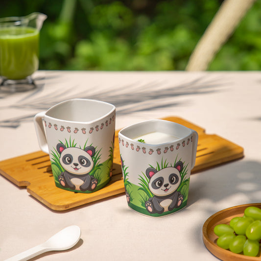 Plumpy Panda Bamboo Kids Mugs