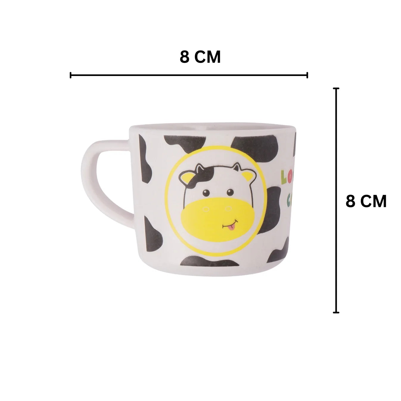 Chubby Cow Bamboo Mug (with Lid)