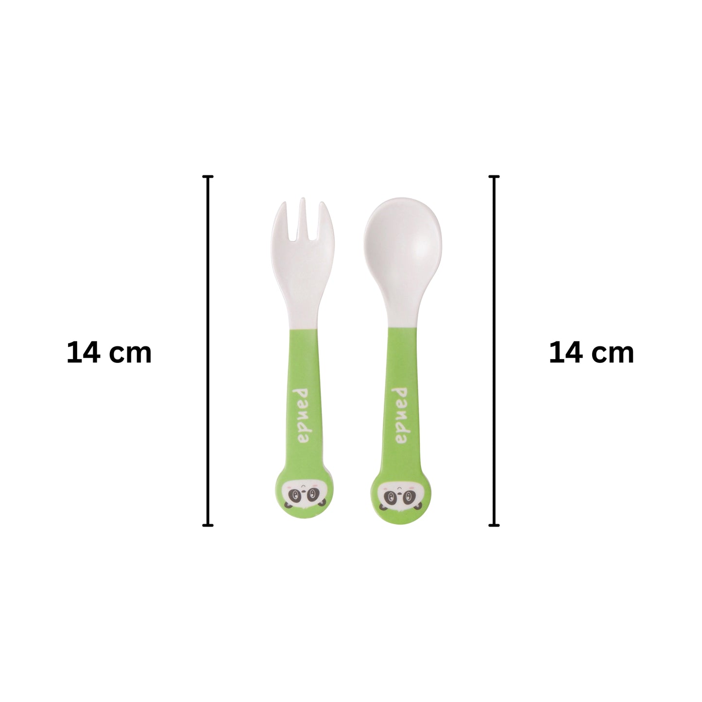 Playful Panda Bamboo Kids Dinner /Feeding Set of 5