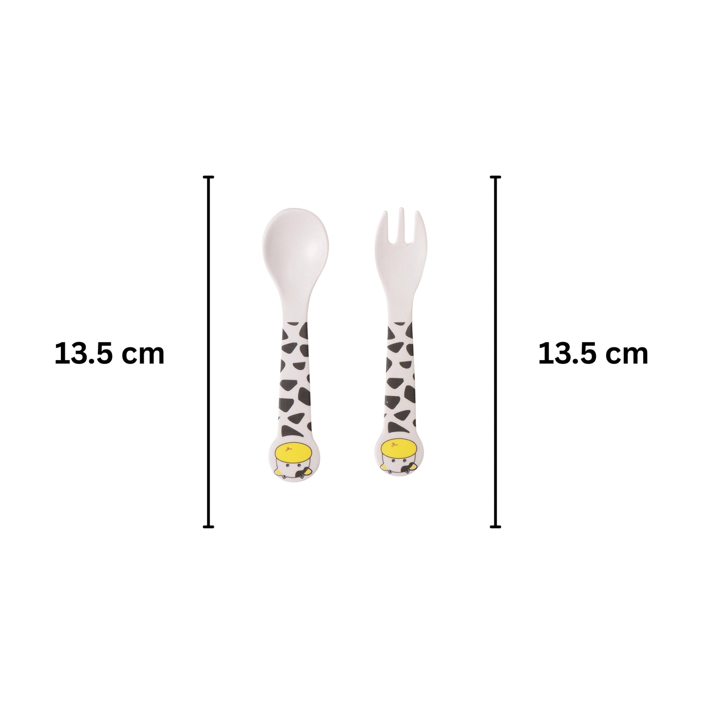 Chubby Cow Bamboo Kids Dinner /Feeding Set of 5