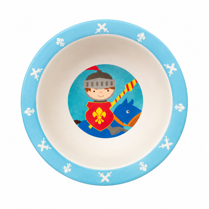 Klever Knight Bamboo Kids Dinner /Feeding Set of 5- Round Edition