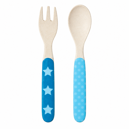 Klever Knight Bamboo Kids Dinner /Feeding Set of 5- Round Edition