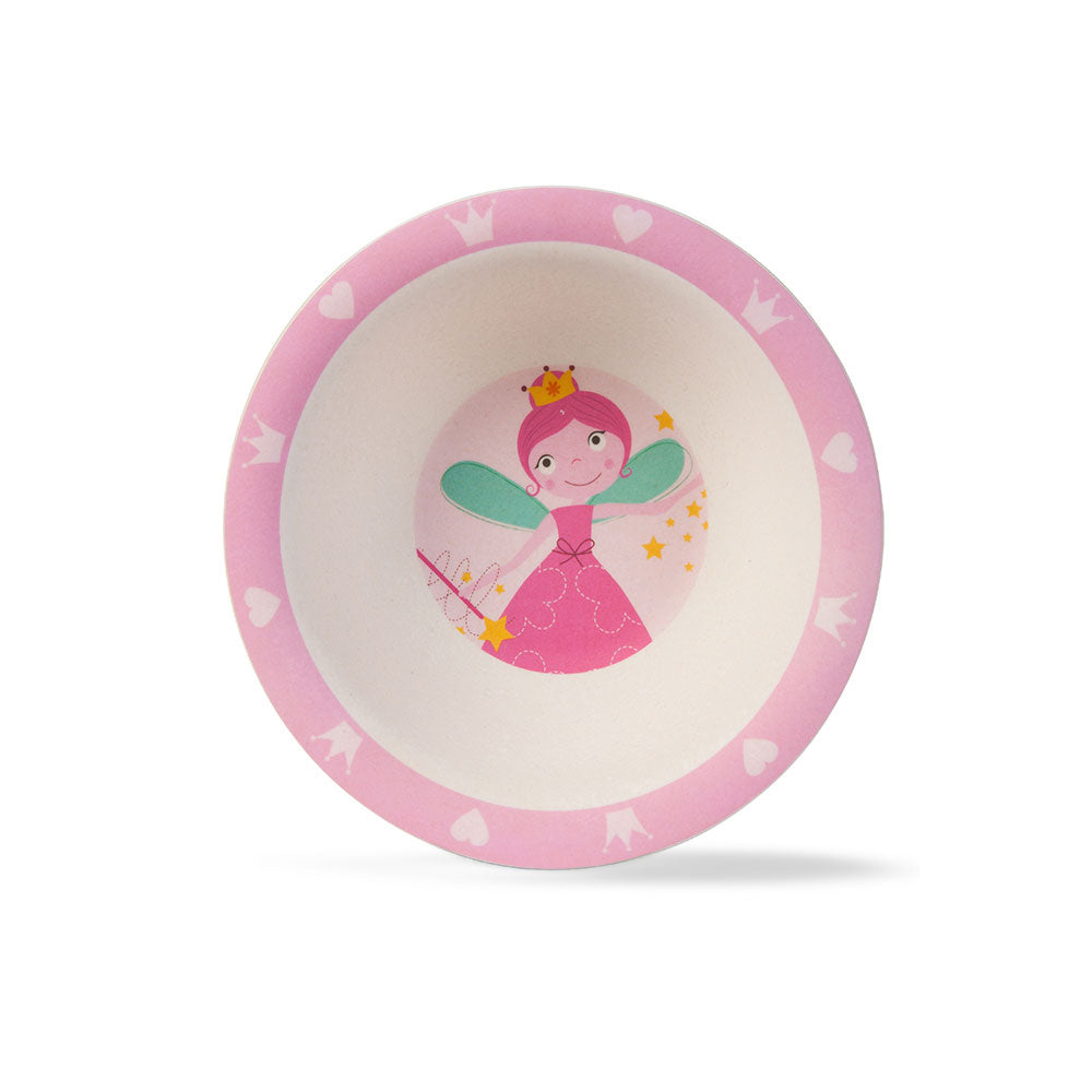 Fluttering Fairy Bamboo Kids Dinner /Feeding Set of 5- Round Edition