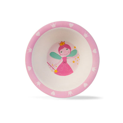 Fluttering Fairy Bamboo Kids Dinner /Feeding Set of 5- Round Edition