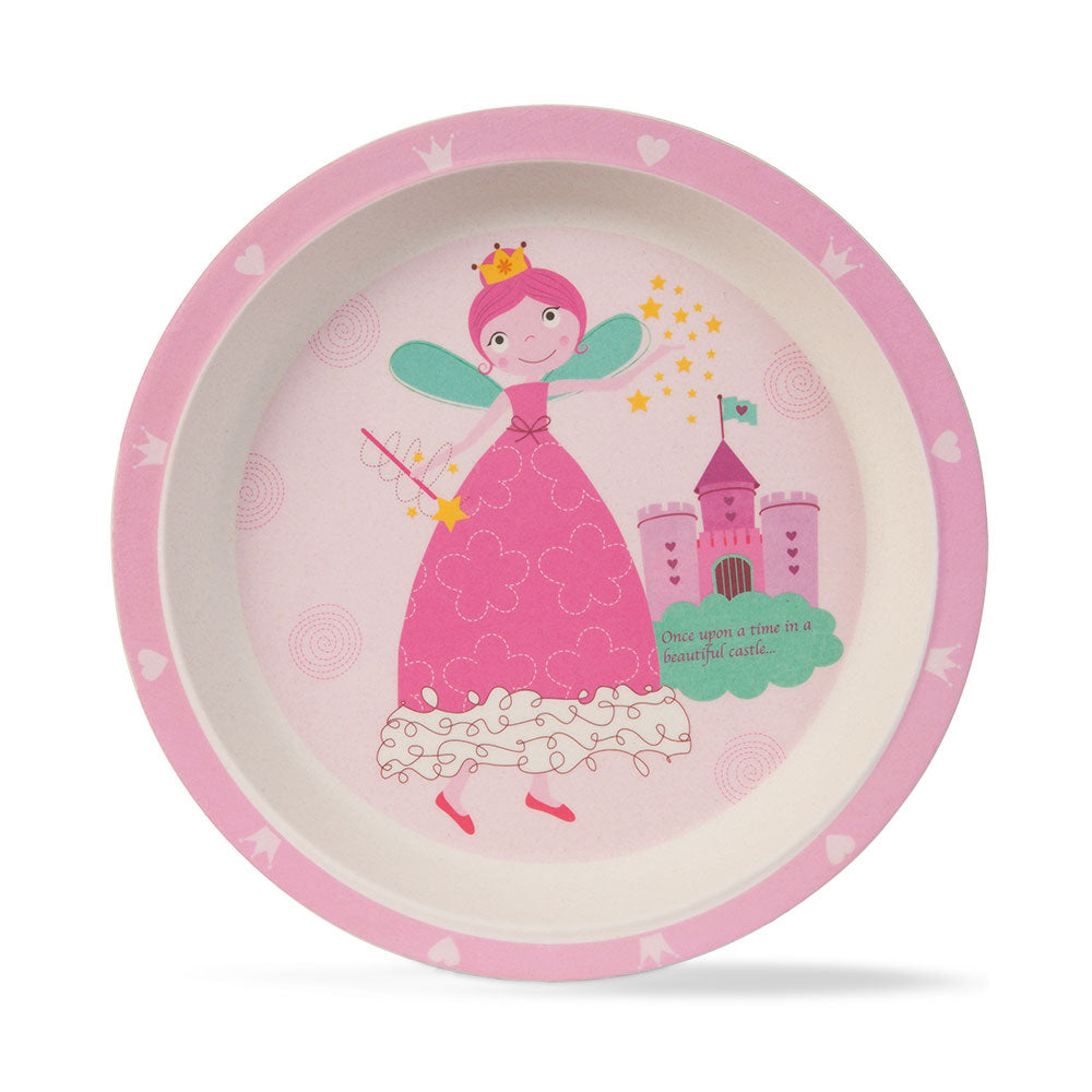 Fluttering Fairy Bamboo Kids Dinner /Feeding Set of 5- Round Edition