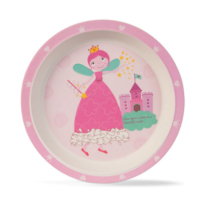 Fluttering Fairy Bamboo Kids Dinner /Feeding Set of 5- Round Edition