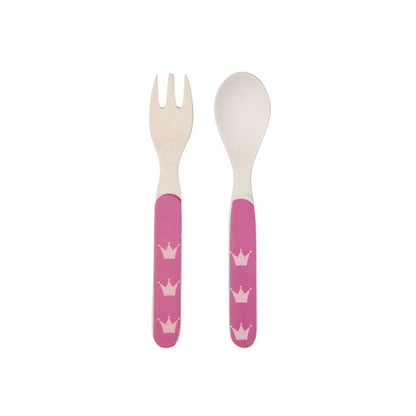 Fluttering Fairy Bamboo Kids Dinner /Feeding Set of 5- Round Edition