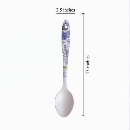 Breezy Blooms Bamboo Serving Spoons & Turners