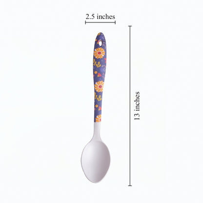 Wildflower Nights Bamboo Serving Spoons – Set of 2