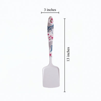 Blue Bird Blossom Bamboo Serving Spoons & Turners