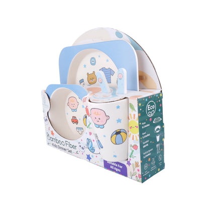 Bubbly Baby Bamboo Kids Dinner /Feeding Set of 5
