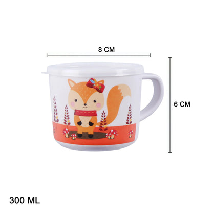 Foxy Feast Bamboo Mug (with Lid)