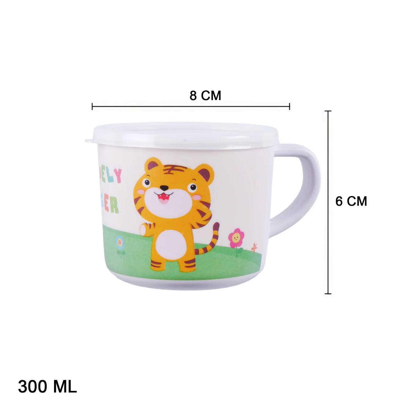 Tiggly Tiger Bamboo Mug (with Lid)