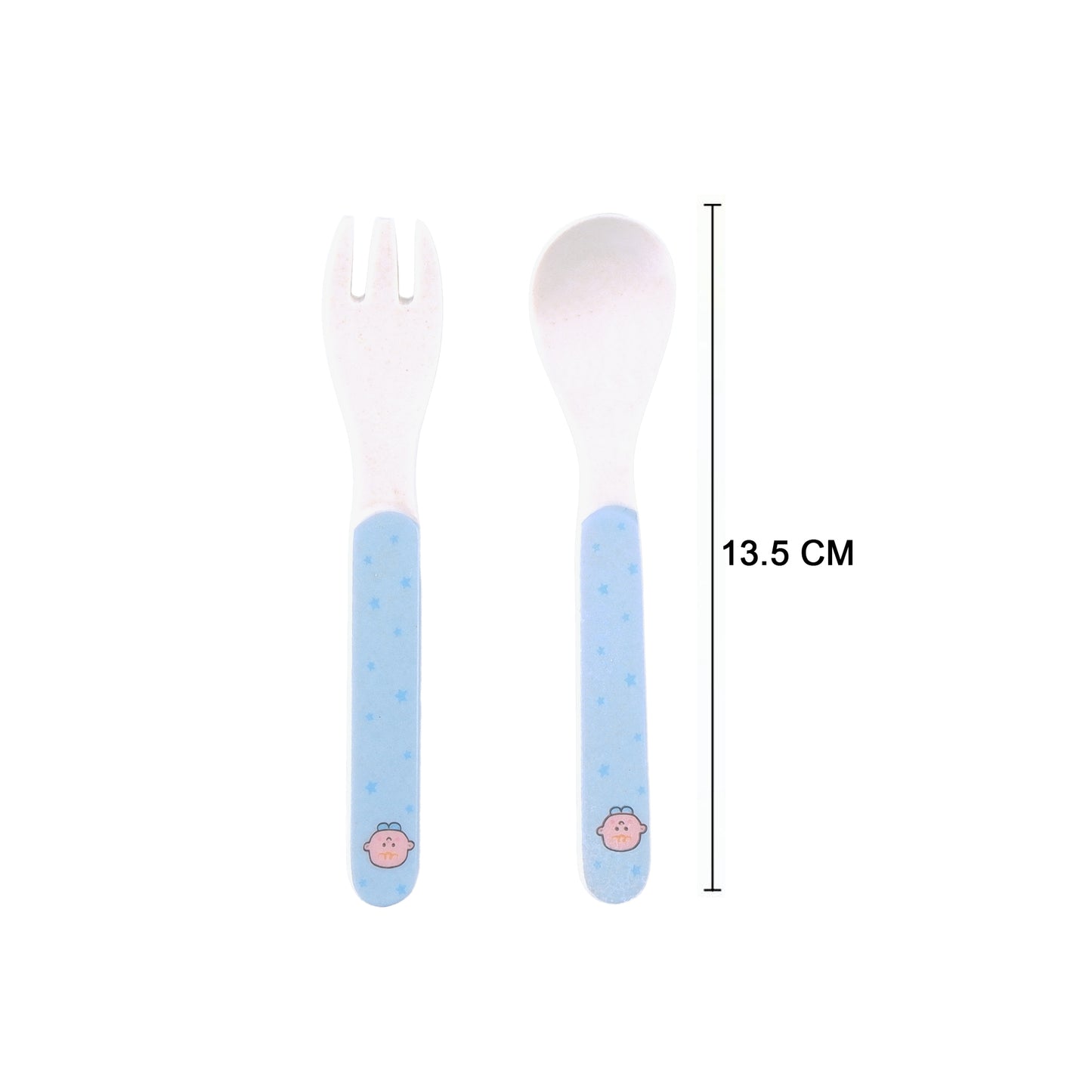 Bubbly Baby Bamboo Kids Dinner /Feeding Set of 5