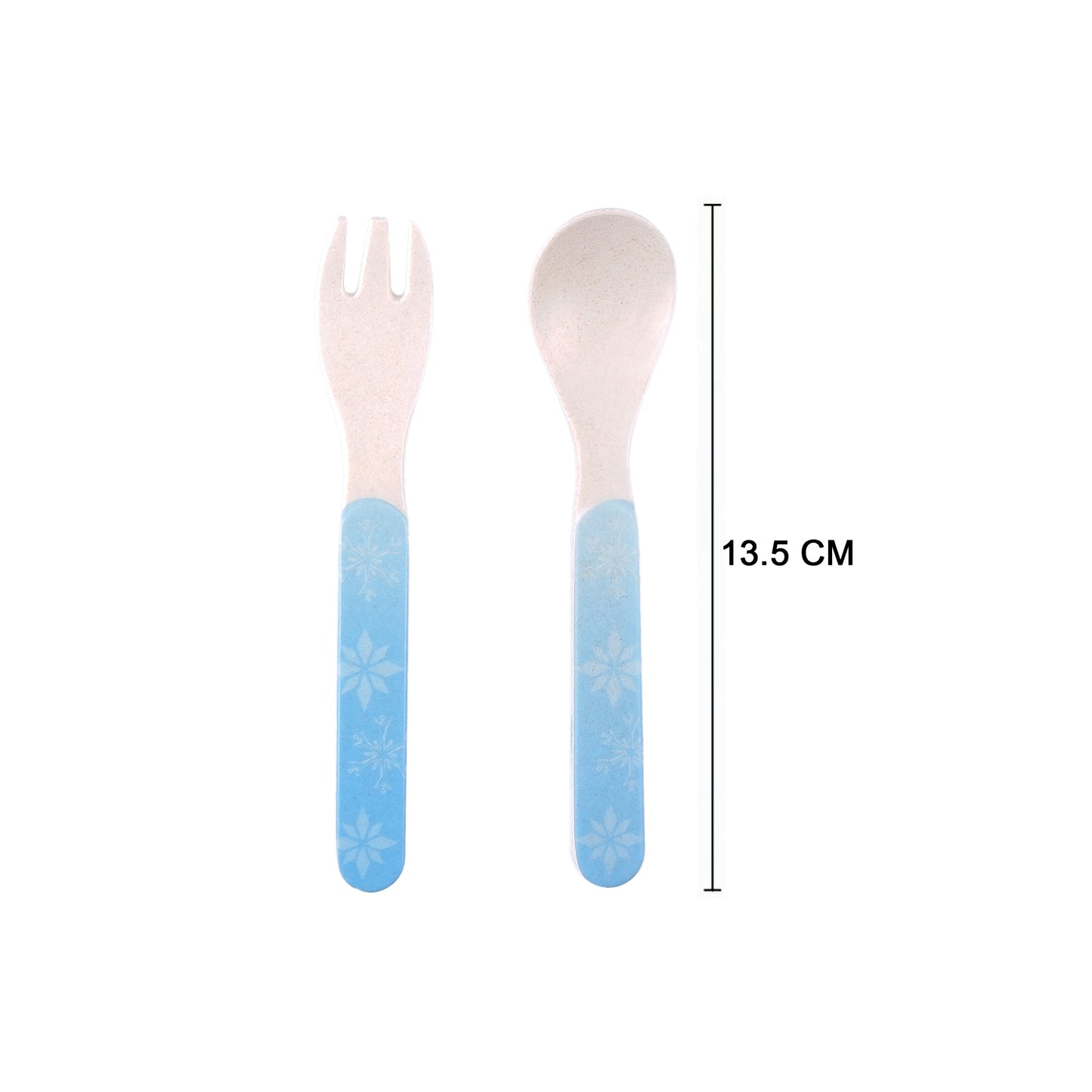 Frozen's Elsa and Anna Bamboo Kids Dinner /Feeding Set of 5