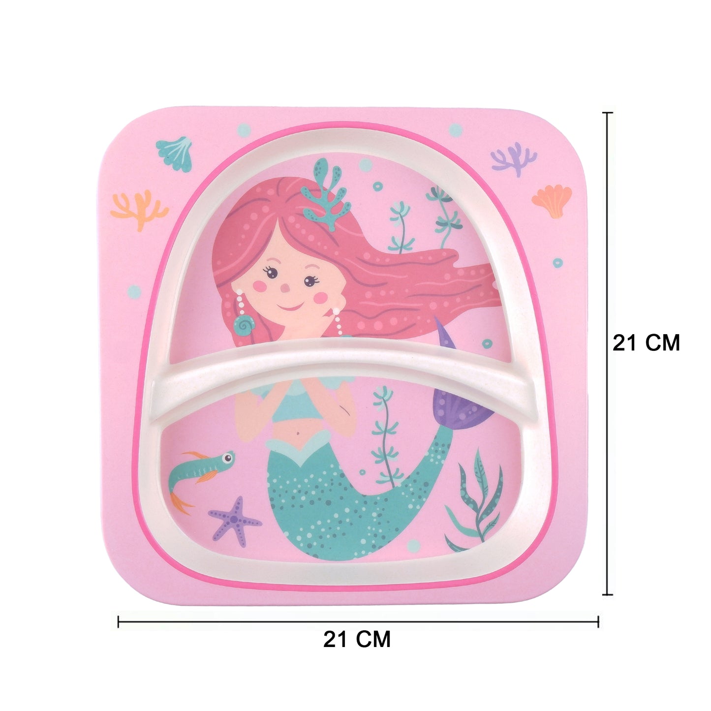 Magical Mermaid Bamboo Kids Dinner /Feeding Set of 5