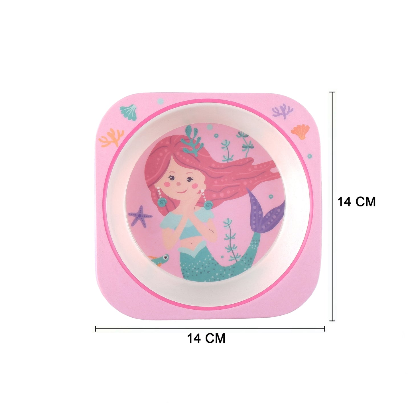 Magical Mermaid Bamboo Kids Dinner /Feeding Set of 5