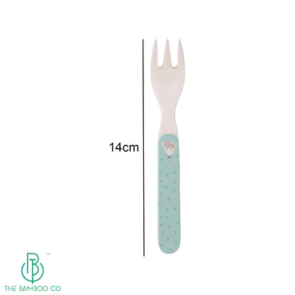 Kids Feeding/Eating Fork -Set of 6 | Made of Bamboo | 14 cm | Eco-Friendly |Organic & Natural