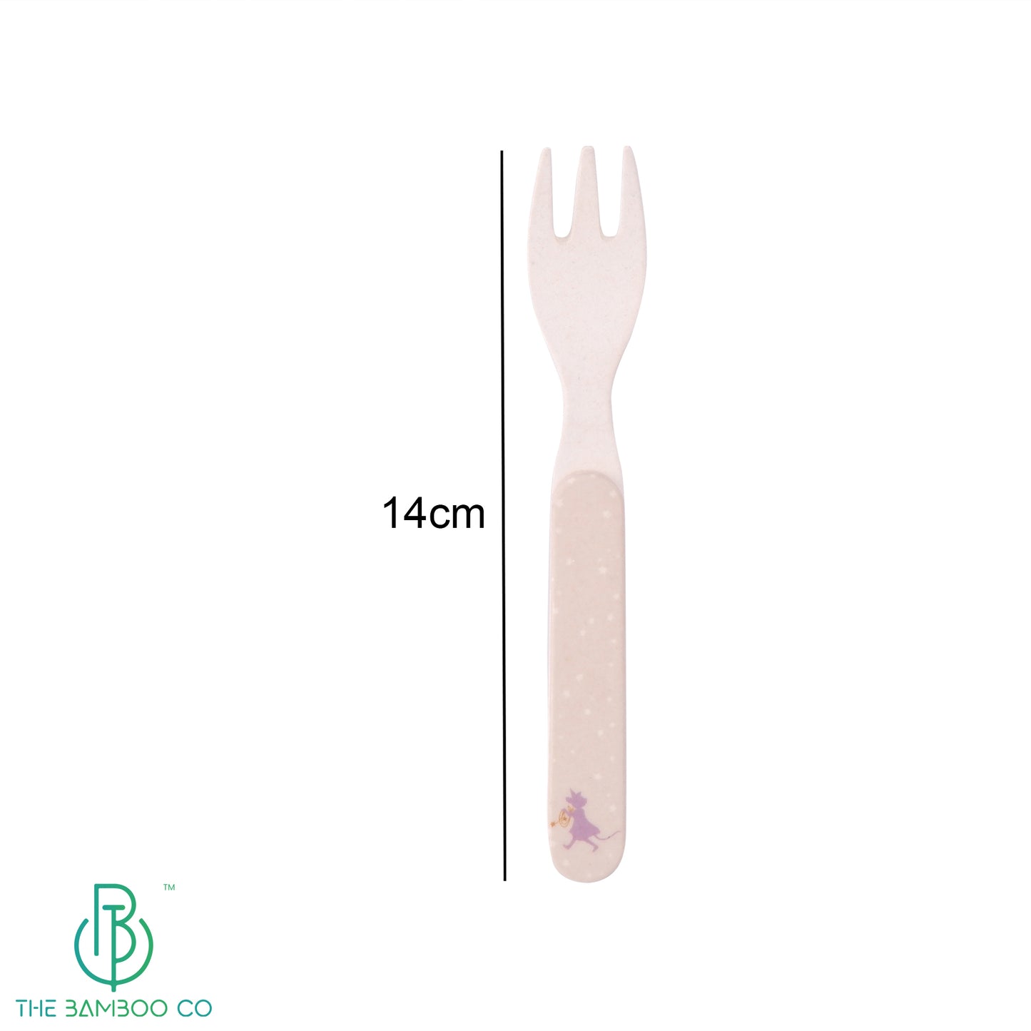 Kids Feeding/Eating Fork -Set of 6 | Made of Bamboo | 14 cm | Eco-Friendly |Organic & Natural