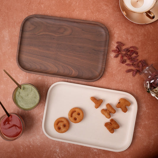 Sizzlor/Snack Tray -Set of 2