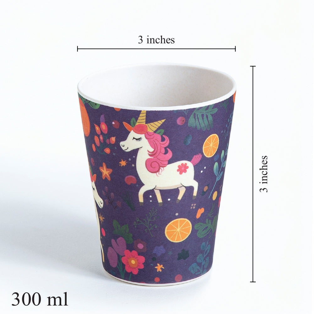 Unicorn in Fantasyland Bamboo Kids Tumblers/ Glasses