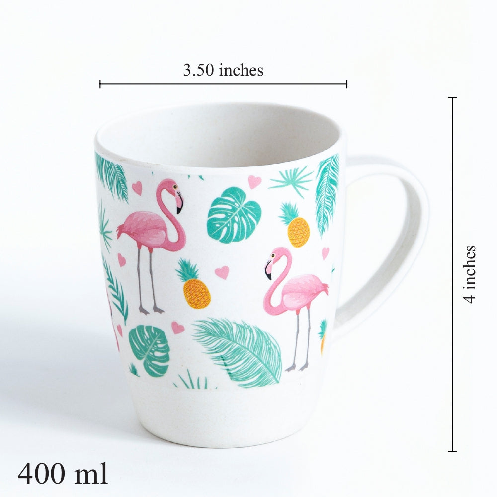 Flamingo Fantasy Bamboo Coffee Mugs