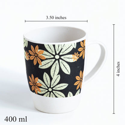 Midnight Bloom Bamboo Coffee Mugs