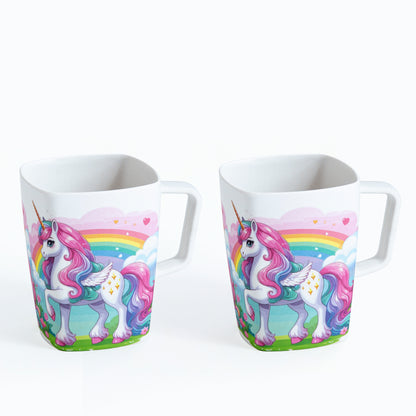 Pink Unicorn Fantasy Bamboo Kids Mugs