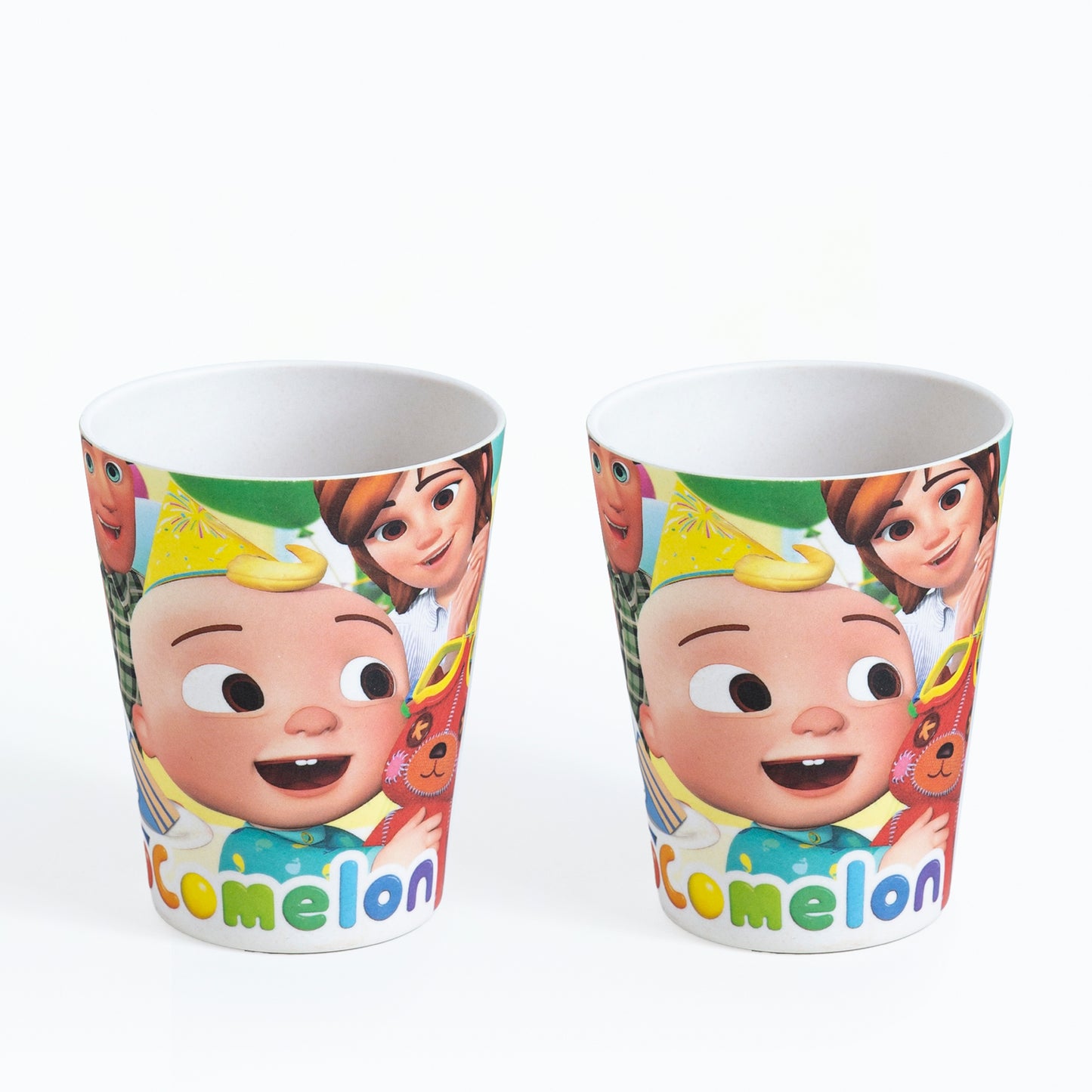 Cheerful Cocomelon Bamboo Kids Tumblers/ Glasses