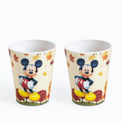 Mickey & Minnie Bamboo Kids Tumblers/ Glasses