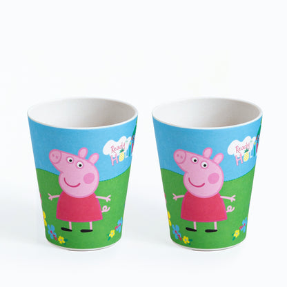 Peppa Pig's Playtime Bamboo Kids Tumblers/ Glasses