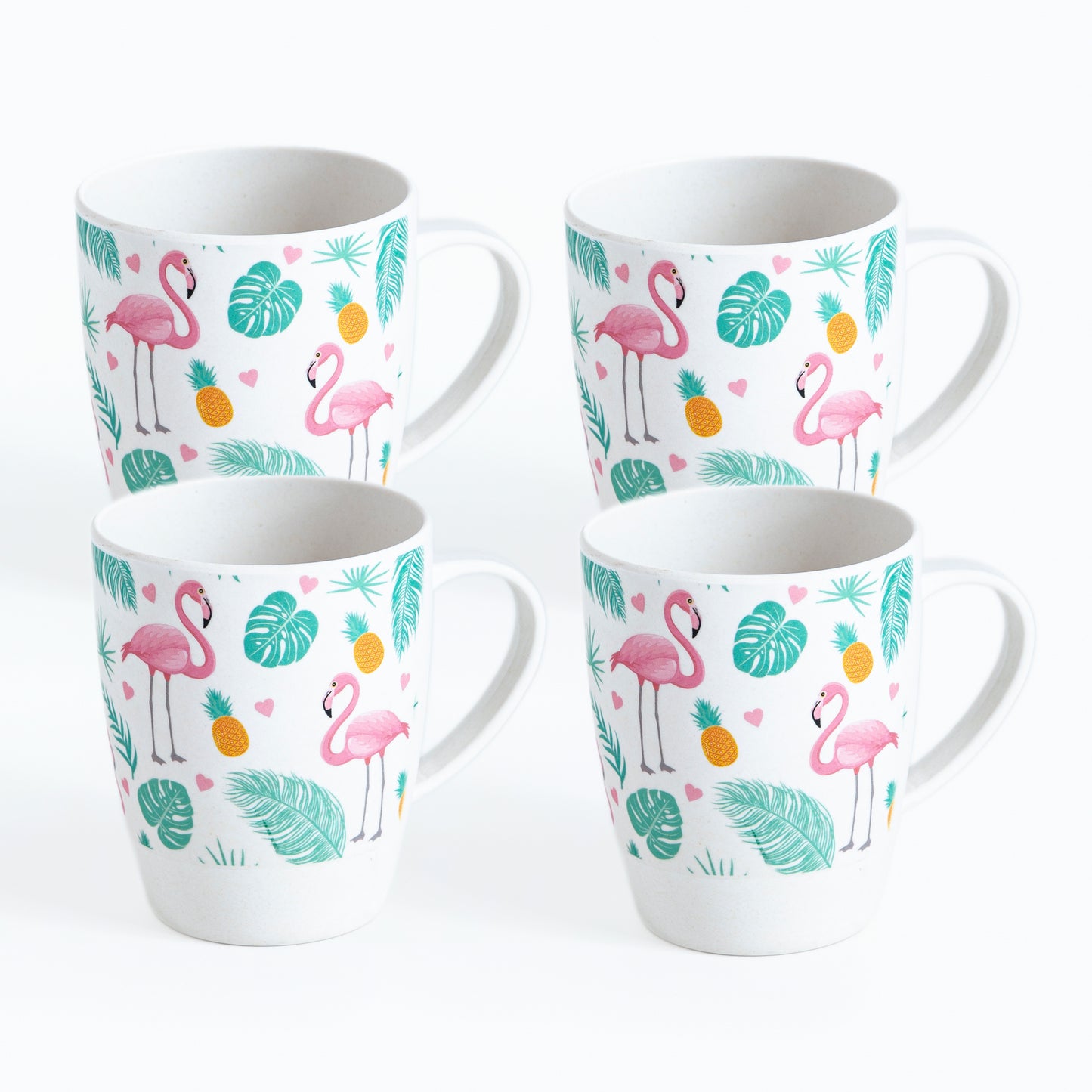 Flamingo Fantasy Bamboo Coffee Mugs