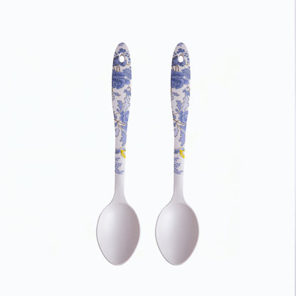 Breezy Blooms Bamboo Serving Spoons & Turners
