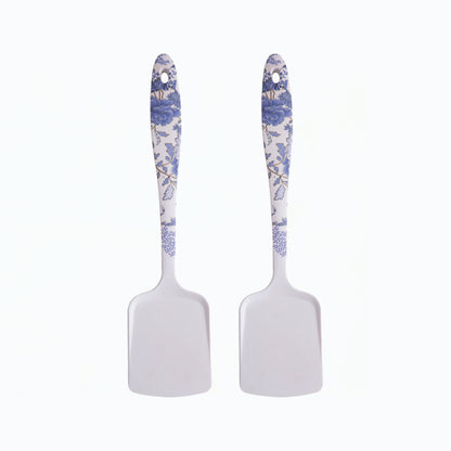 Breezy Blooms Bamboo Serving Spoons & Turners